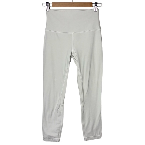Lululemon Align High-Rise Lined Crop 23" Women's Size 6 in color Bone #W6BGLS - Picture 1 of 16